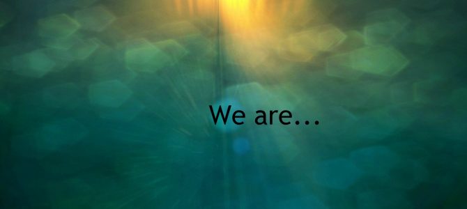 We are…