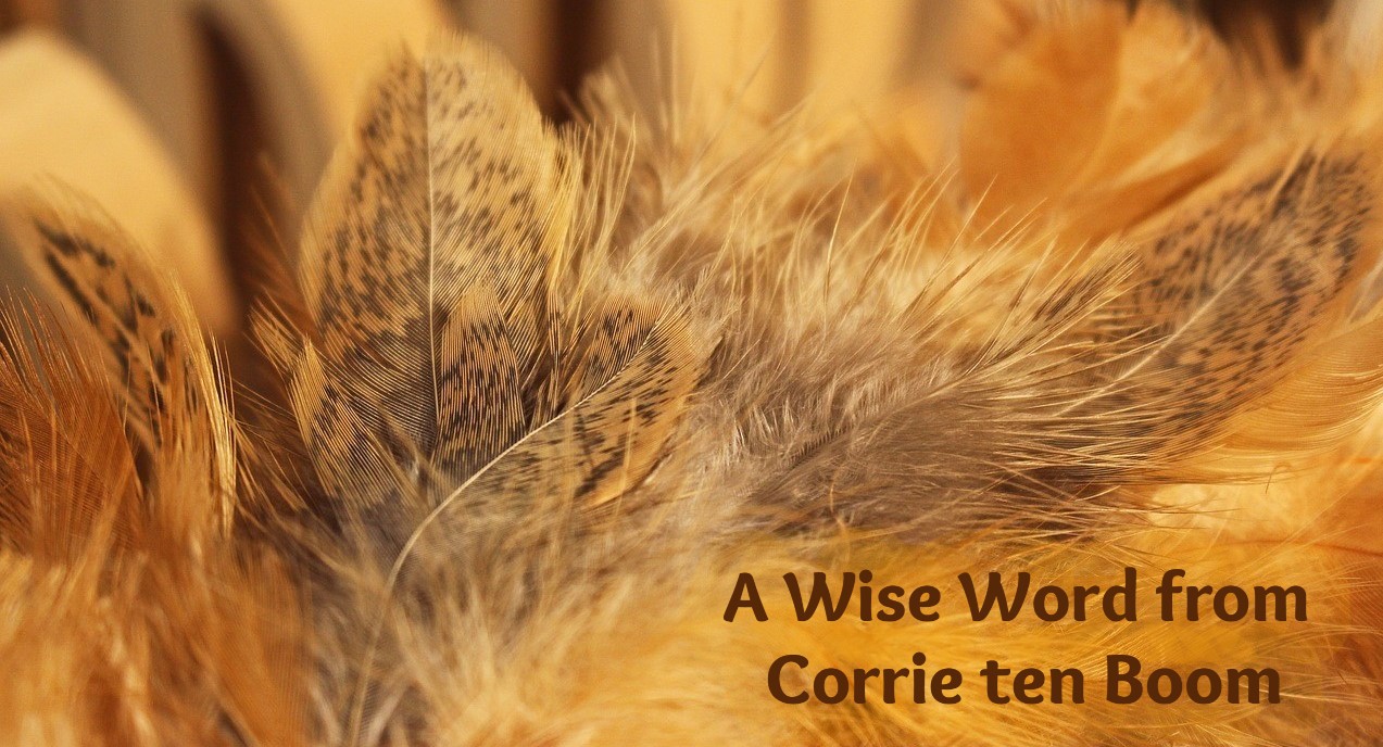 A Wise Word from Corrie ten Boom